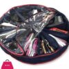 12 Pair Under Bed Shoes Round Storage | Boots Storage Organiser | Space Saving Shoe Organizer Bag 