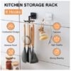 360 Degrees Self-Adhesive Hook Kitchen | Muliti-functional Hooks 360 Degree Rotating | No Drilling Tie Belt Storage Rack Rotate Holder | Wall Hanging Cabinet Shelf Rotating Folding Hooks