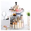 360 Crystal Adjustable Rotating Makeup And Cosmetics Organizer - Image 3