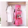 Product details of Pocket Double Sided Hand Bag / Purse Organizer | transparent look Bag Storage Holder | Closet Space Saving - Image 3
