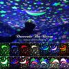 Moon Lamp | Starry Sky Dream Rotating Projection Night Light for Kids Room | Projector with USB Wire Colorful Romantic LED Star - Image 2
