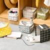 Foldable Storage Cubes Organizer Basket Bin Storage Boxes Storage Container with Handles for Travel Moving Toy Storage Box - Image 4