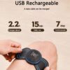 USB Rechargable Butterfly Portable Neck & Body Massager - Smart Fitness Training Gear with 6 Modes - Muscle Trainer Toning Belts - Image 4