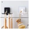 360 Degrees Self-Adhesive Hook Kitchen | Muliti-functional Hooks 360 Degree Rotating | No Drilling Tie Belt Storage Rack Rotate Holder | Wall Hanging Cabinet Shelf Rotating Folding Hooks - Image 6