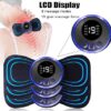 USB Rechargable Butterfly Portable Neck & Body Massager - Smart Fitness Training Gear with 6 Modes - Muscle Trainer Toning Belts