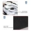 3D Visual Anti-Slip Absorbent Mat, Bath Mat Rug, Quick Dry Super Absorbent Non-Slip Thin Bathroom Rugs Fit Under Door - Image 7