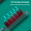 Straightener Hot Comb - Ceramic Hair Curler - Multi Speed Electric Straightening  - Curling Iron Hairbrush - Image 4