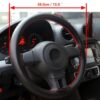 Leather Steering Wheel Covers - 38cm - Image 3