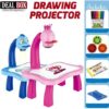 Kids Projector Painting Board | Drawing Board LED Projector Drawing Table Toys