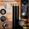 500ML Temperature Control LED Display Bottle, Sports, office picnic best use, smart water bottle delicate look - Image 2