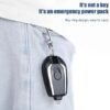 Portable Keychain Power Bank | Wireless Mini Emergency Power Bank | Charging Equipment Compatible with Most Mobile Phones, Great for Travel