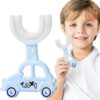 360 Degrees Taxi Style Children U-Shaped Tooth Brush in Different Colors