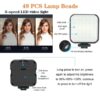 Vlogging Video Making Kit – Phone Mount Photographic Lighting Smartphone Video Kit Microphone LED Selfie Tripod Recording Handle Portable Stabilizer Bracket - Image 3