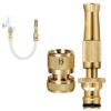 Adjustable Powerful Water Nozzle Garden & Car Spray | High Pressure Brass Direct Nozzle Booster | Hose Nozzle Garden Brass Spray Nozzle  - Image 7