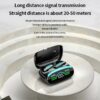 Earbuds M39 TWS - LED Display Touch Wireless Bluetooth Headset | Wireless Earphones with Charging Case | Good Sound Quality - Earbuds with Mic - Touch Control Earpods - Wireless Earbuds - Compatible with All Bluetooth devices Android & IOS - Image 4