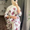 2 Pcs Stitched Arabic Lawn Printed Shirt And Trouser - Image 4