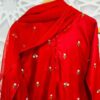 3 Pcs Stitched Linen Floral Embroidered Suit - Image 6