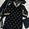 3 Pcs Stitched Organza Embroidered Suit - Image 3