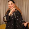 3 Pcs Stitched Organza Embroidered Suit - Image 2