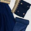 3 Pcs Stitched Chiffon Embroidered Suit - Image 3