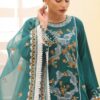 03 Piece Unstitched Lawn Embroidered Suit - Image 4