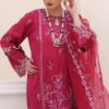 03 Piece Unstitched Lawn Embroidered Suit - Image 4