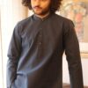 1 Piece Stitched – Jacquard Plain Kurta - Image 3