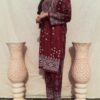 2 Pcs Stitched Lawn Embroidered Shirt And Trouser - Image 2