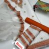 3 Pcs Unstitched Organza Embroidered Suit - Image 2