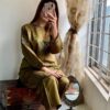 2 Pcs Stitched Khaadi Net Embroidered Suit - Image 3