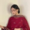 3 Pcs Stitched Chiffon Embroidered Maxi - Image 4