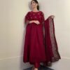 3 Pcs Stitched Chiffon Embroidered Maxi - Image 2