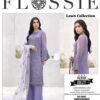 3 Pcs Unstitched Lawn Embroidered Suit