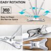 X Shape 360° Microfiber Flat Mop || Floor Cleaning Hands-Free Squeeze MOP