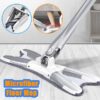 X Shape 360° Microfiber Flat Mop || Floor Cleaning Hands-Free Squeeze MOP - Image 4