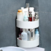 Plastic Wall Mount Triangle Shape Corner Shelf for Bathroom Kitchen - Image 2
