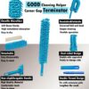 Foldable Microfiber Fan Cleaning Duster || Flexible Fan Mop Cleaning Brush with Stainless Steel Long Rod - Image 5