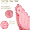 Exfoliating Non-Slip Massager MAT || Silicon Bathing Massage Scrubber Mat - Image 3