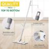 X Shape 360° Microfiber Flat Mop || Floor Cleaning Hands-Free Squeeze MOP - Image 7