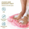 Exfoliating Non-Slip Massager MAT || Silicon Bathing Massage Scrubber Mat