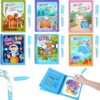 Reusable Magic Water Painting Book - Kids handmade colorful water picture book - Image 5