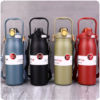 1000ML Double Wall Stainless Steel Insulated Water Bottle with Straw Lid - Thermos Flask for Hot & Cold Water
