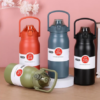 1000ML Double Wall Stainless Steel Insulated Water Bottle with Straw Lid - Thermos Flask for Hot & Cold Water - Image 5