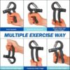5-60kg Rubber Handle Adjustable Hand Grip Strengthener - Non Slip Grip Strength Trainer - Image 2