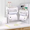 Triple Paper Dispenser Cling Film Wrap Aluminum Foil & Kitchen Roll - Image 3