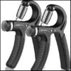 5-60kg Rubber Handle Adjustable Hand Grip Strengthener - Non Slip Grip Strength Trainer - Image 4