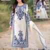 3-pcs Stitched Organza Embroidered Suit
