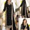 3-pcs Stitched CRINKLE CHIFFON GOTA Work Suit - Image 2