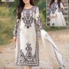 3-pcs Stitched Organza Embroidered Suit - Image 2